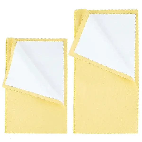2Pcs 2 Style 4 Layers Silver Polishing Cloth