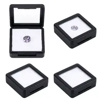 Square Acrylic Loose Diamond Display Boxes
