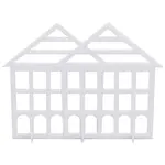 Detachable Lovely House Acrylic Earring Display Stands