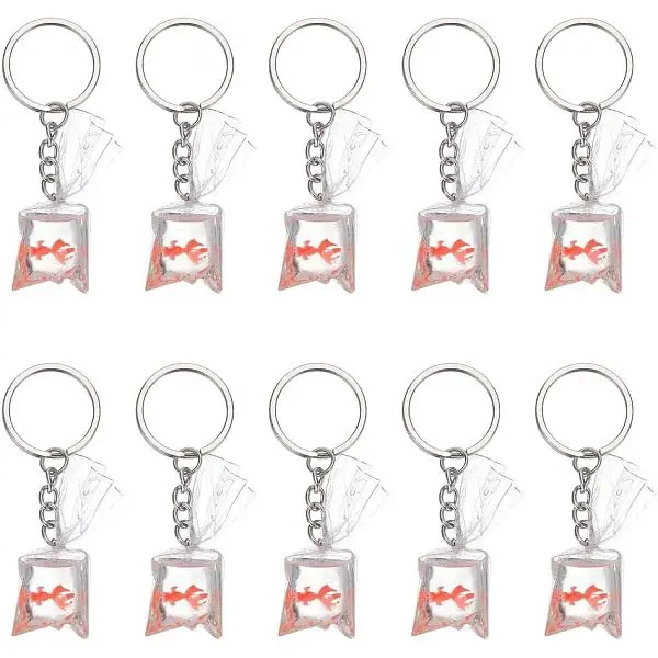 DIY 3D Goldfish Water Bag Keychain Making Kits