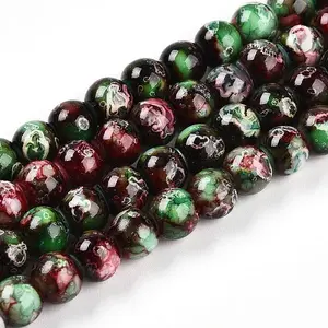 Baking Painted Glass Beads Strands