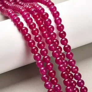 Natural & Dyed Malaysia Jade Bead Strands