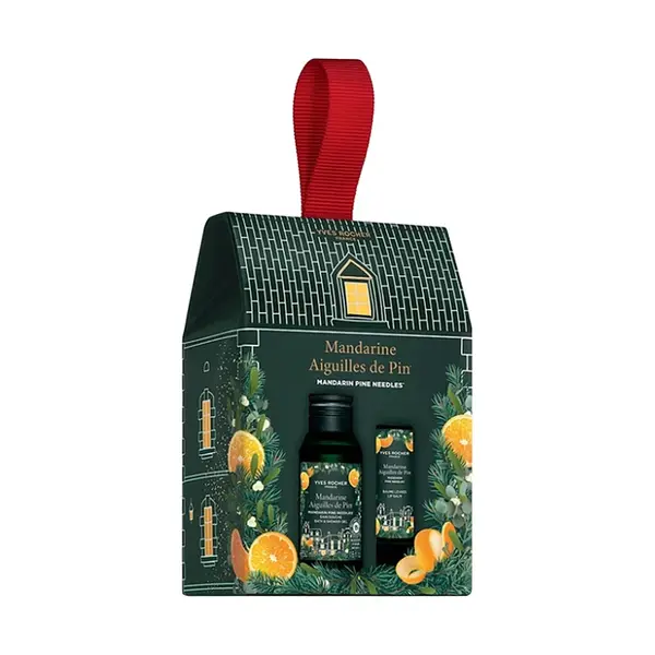 YVES ROCHER Dárková sada mandarinka a jehličí 2 kusy