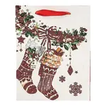 Darčeková taška 40x30x12 cm trblietky mix 39711