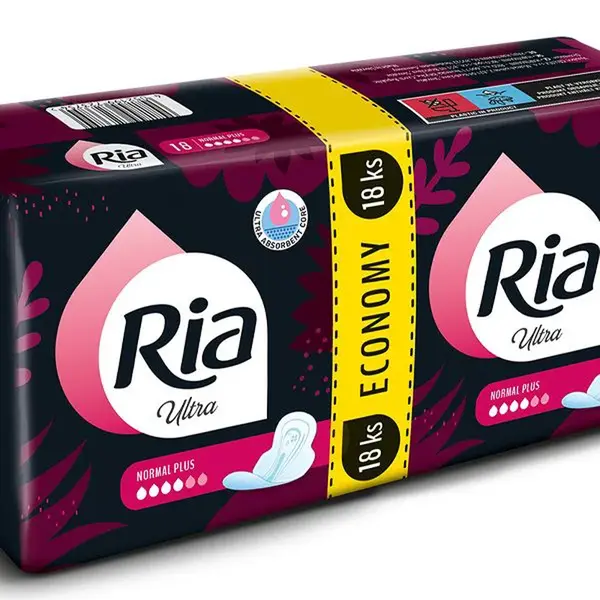 Ria Ultra Normal Plus Economy pack menstruační vložky 18 ks