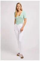 Dámske rifle LEE FOREVERFIT IN BRIGHT WHITE 112348937 Velikost: 26/31