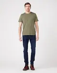 Dvoubalení pánských triček WRANGLER W7G9DHX45 2 PACK TEE DUSTY OLIVE Velikost: 4XL
