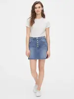 GAP Dámské Džínová sukně na knoflíky 540784-00 Velikost: 25