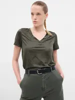 GAP Dámské Tričko s výstřihem do V 757756-00 Velikost: S