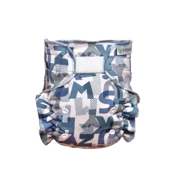 T-TOMI Súprava na prebaľovanie plienok na suchý zips Zelená abeceda