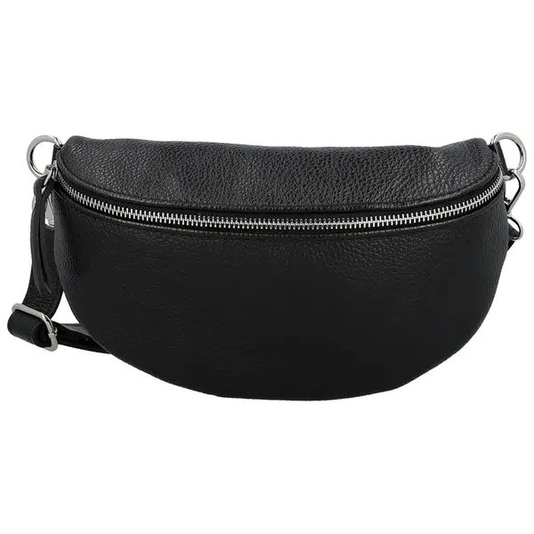 Dámska kožená ľadvinka čierna - Delami Vera Pelle Gianni