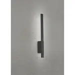 Trio Nástenné LED svietidlo Tawa, IP54, 7,5 W, 800lm, 3000K, antracit, 5 x 50 cm