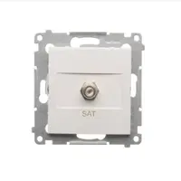 DASF1/11 Zásuvka pre satelitnú anténu biely