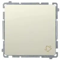 B BMD1.01/12 tlačidlo na zvonček béžové