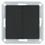 Vypínač lustrový MEDIUM black 33501