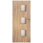 Dvere vnútorné Trio 3*3 70L dub sonoma