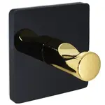 Vešik  štvorec Style 5x5 cm čierny/zlatý 8029