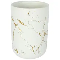 Pohár Gold Line keramika biela/zlatá CST-1774 41