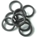 Krúžky na záves čierne