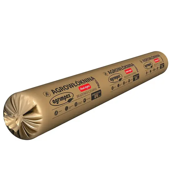 Mulčovacia agrotextília Dual Agro hnedo-čierna 50g 0,8 x 100