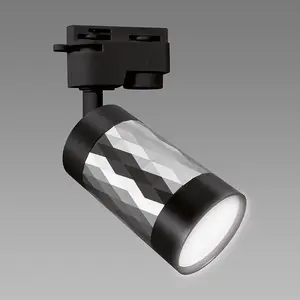 Stropné svietidlo do koľaj. systému PIANO TRA GU10 strieborné/čierne 04092 K1