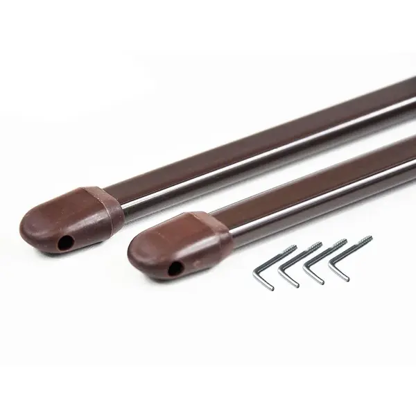 Teleskopická vitrážová tyč hnedá 100-180 cm