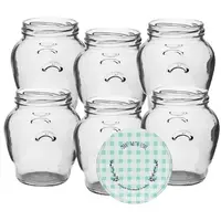 Zavařovačky to-106 ml bal 6 ks+ víčko fi 53