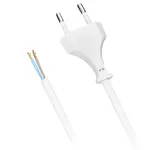 Flexo šňůra 2x0,75 mm2 délka 2 m bílá