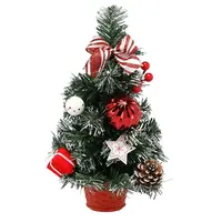 Vánoční stromek 30 cm červenobílý