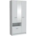 Šatní skříň London bílá