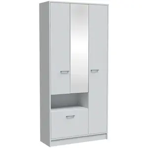 Šatní skříň London bílá