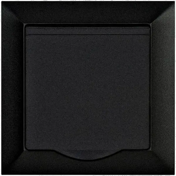 Zásuvka 2P+PE ip44 Medium černá