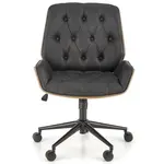 Otáčecí křeslo Gavin ořech/černá