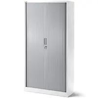 Kancelárska skriňa Damian kovová biela/šedý