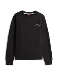 Tommy Jeans Mikina  modrá / hrdzavo červená / čierna / biela