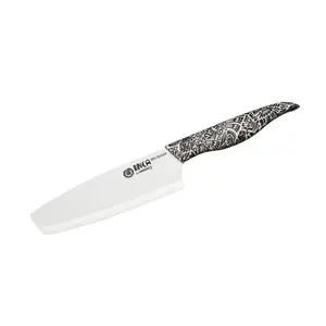 Samura INCA Nakiri keramický nůž 16,5 cm s čepelí z bílé zirkonie (SIN-0043W)