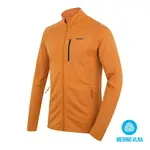 Husky Alou M XL, mustard Pánská mikina z merino vlny