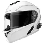 Přilba s interkomem SENA Outrush R Glossy White L (59-60)