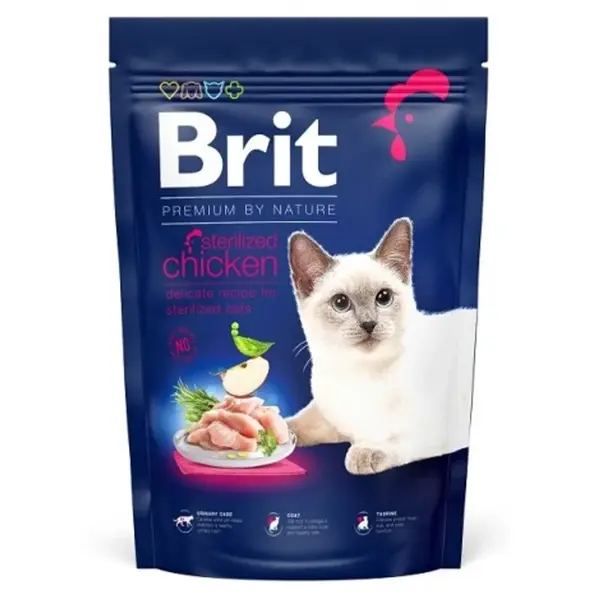 Brit Premium Cat by Nature Sterilized Chicken 800 g | P57262