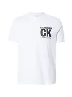 Calvin Klein Tričko  čierna / biela