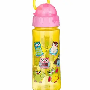 Banquet Láhev plastová Owls 500 ml Pink