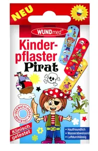 WUNDmed BOYS Piráti dětská náplast 10 ks
