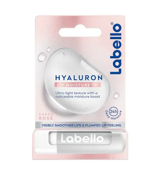 Labello Hyaluron Rose balzám na rty 5,2 g