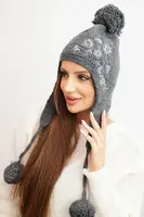 Kesi Dámská ušanka Emma K343 denim