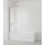 Vanová zástěna SAT 150x70 cm chrom SATVZUNIKCRT70