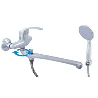 Vaňová batéria RAV Slezák MISSISSIPPI so sprchovacím setom 150 mm chróm MS057.5/1