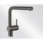 Blanco Linus - S drezová batéria s vyťahovacou sprškou čierna 526148