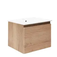 Kúpeľňová skrinka s umývadlom Naturel Savona 58x43x44, 8 cm dub halifax mat SAVONA60DH