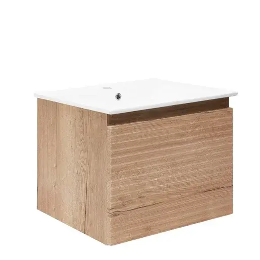 Kúpeľňová skrinka s umývadlom Naturel Savona 58x43x44, 8 cm dub halifax mat SAVONA60DH
