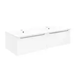 Kúpeľňová zostava 2x zásuvka 60cm + dvojumývadlo 120 cm